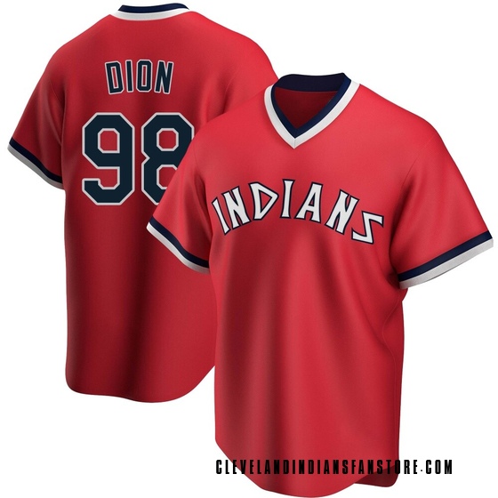 Replica Cleveland Guardians Will Dion Road Cooperstown Collection Jersey - Red