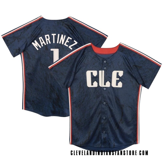 Toddler Limited Cleveland Guardians Angel Martinez Preschool & 2024 City Connect Jersey - Navy