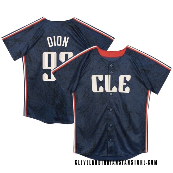 Toddler Limited Cleveland Guardians Will Dion Preschool & 2024 City Connect Jersey - Navy