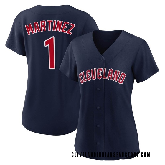 Women's Authentic Cleveland Guardians Angel Martinez Alternate Jersey - Navy