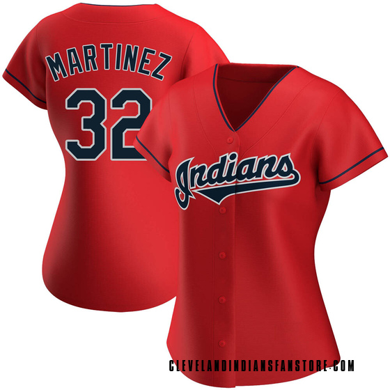 Women's Authentic Cleveland Guardians Dennis Martinez Alternate Jersey - Red