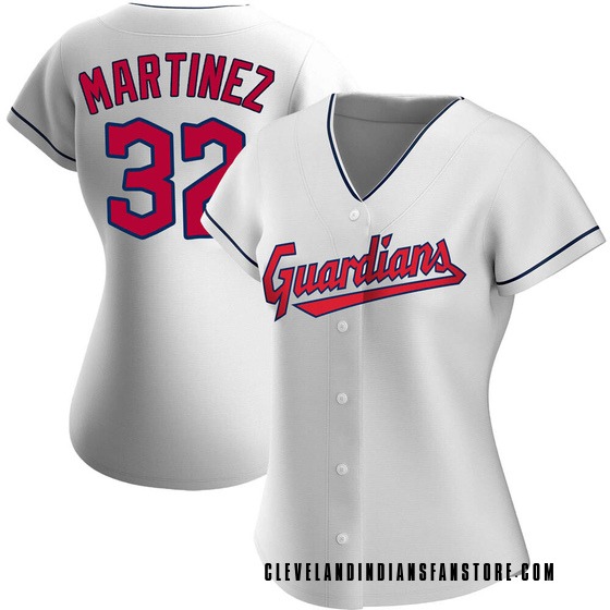 Women's Authentic Cleveland Guardians Dennis Martinez Home Jersey - White