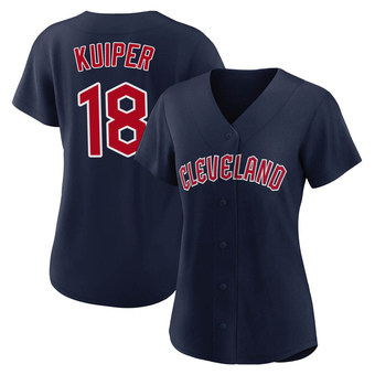 Women's Authentic Cleveland Guardians Duane Kuiper Alternate Jersey - Navy
