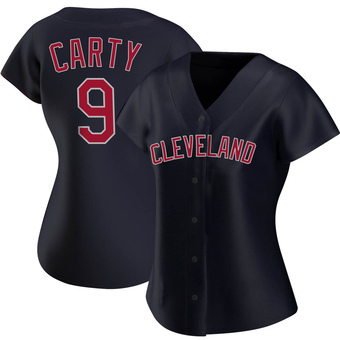 Women's Authentic Cleveland Guardians Rico Carty Alternate Jersey - Navy
