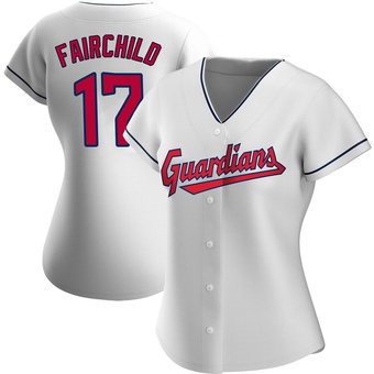 Women's Authentic Cleveland Guardians Stuart Fairchild Home Jersey - White