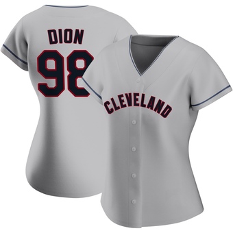 Women's Authentic Cleveland Guardians Will Dion Road Jersey - Gray