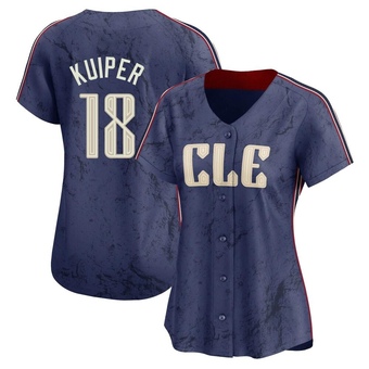 Women's Limited Cleveland Guardians Duane Kuiper 2024 City Connect Jersey - Navy