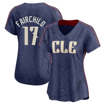Women's Limited Cleveland Guardians Stuart Fairchild 2024 City Connect Jersey - Navy