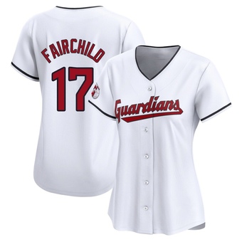 Women's Limited Cleveland Guardians Stuart Fairchild Home Jersey - White