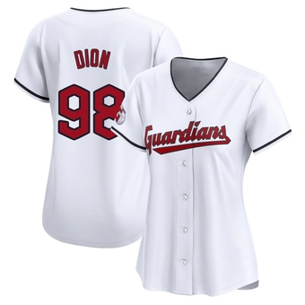 Women's Limited Cleveland Guardians Will Dion Home Jersey - White