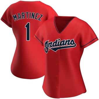 Women's Replica Cleveland Guardians Angel Martinez Alternate Jersey - Red