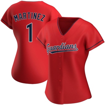 Women's Replica Cleveland Guardians Angel Martinez Alternate Jersey - Red