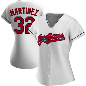 Women's Replica Cleveland Guardians Dennis Martinez Home Jersey - White