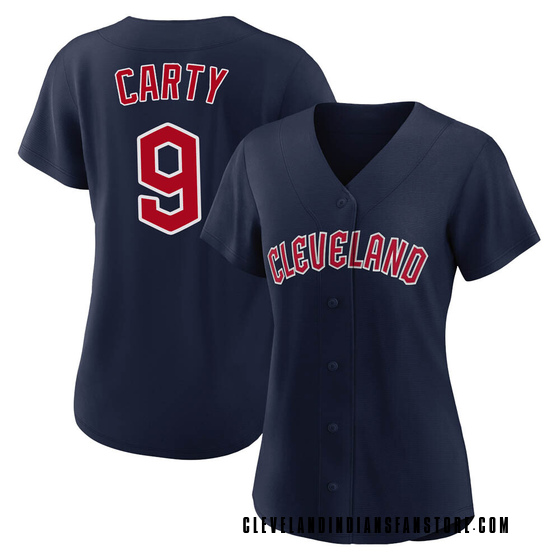 Women's Replica Cleveland Guardians Rico Carty Alternate Jersey - Navy