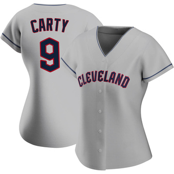 Women's Replica Cleveland Guardians Rico Carty Road Jersey - Gray