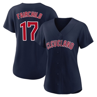 Women's Replica Cleveland Guardians Stuart Fairchild Alternate Jersey - Navy