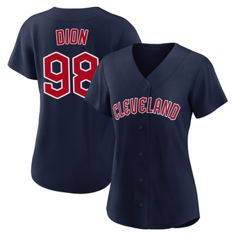 Women's Replica Cleveland Guardians Will Dion Alternate Jersey - Navy