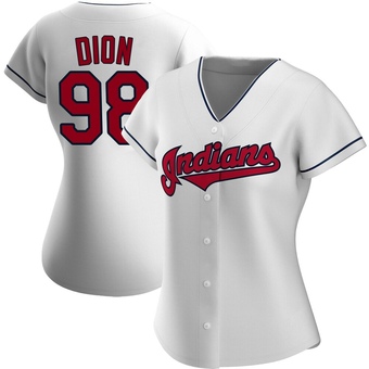 Women's Replica Cleveland Guardians Will Dion Home Jersey - White