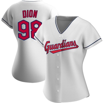 Women's Replica Cleveland Guardians Will Dion Home Jersey - White