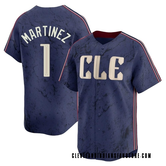 Youth Limited Cleveland Guardians Angel Martinez 2024 City Connect Jersey - Navy