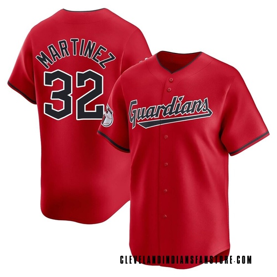 Youth Limited Cleveland Guardians Dennis Martinez Alternate Jersey - Red