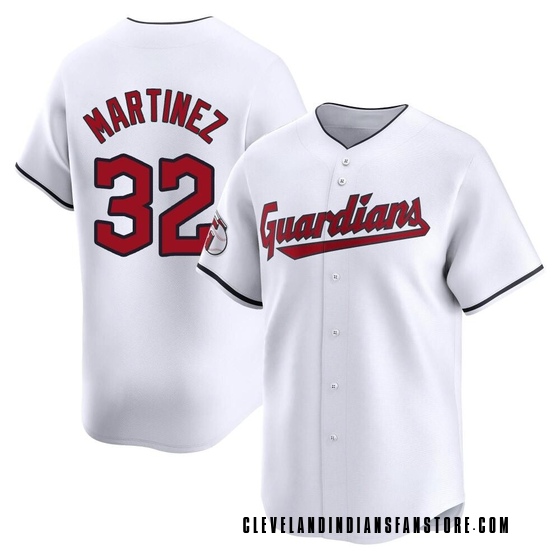 Youth Limited Cleveland Guardians Dennis Martinez Home Jersey - White