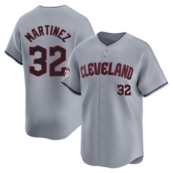 Youth Limited Cleveland Guardians Dennis Martinez Road Jersey - Gray