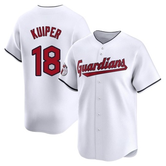 Youth Limited Cleveland Guardians Duane Kuiper Home Jersey - White