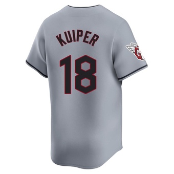 Youth Limited Cleveland Guardians Duane Kuiper Road Jersey - Gray