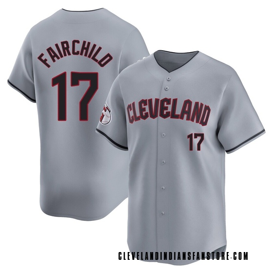 Youth Limited Cleveland Guardians Stuart Fairchild Road Jersey - Gray
