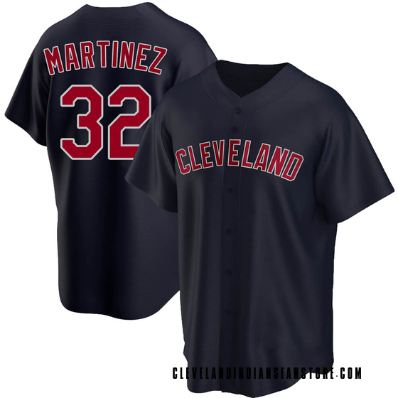 Youth Replica Cleveland Guardians Dennis Martinez Alternate Jersey - Navy