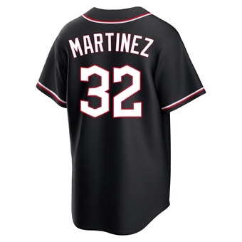 Youth Replica Cleveland Guardians Dennis Martinez Fashion Out Jersey - Black
