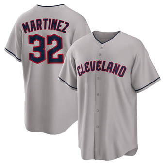 Youth Replica Cleveland Guardians Dennis Martinez Road Jersey - Gray