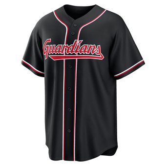 Youth Replica Cleveland Guardians Duane Kuiper Fashion Out Jersey - Black