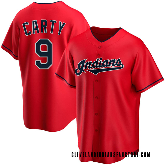 Youth Replica Cleveland Guardians Rico Carty Alternate Jersey - Red