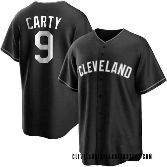 Youth Replica Cleveland Guardians Rico Carty Black/ Jersey - White