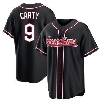 Youth Replica Cleveland Guardians Rico Carty Fashion Out Jersey - Black