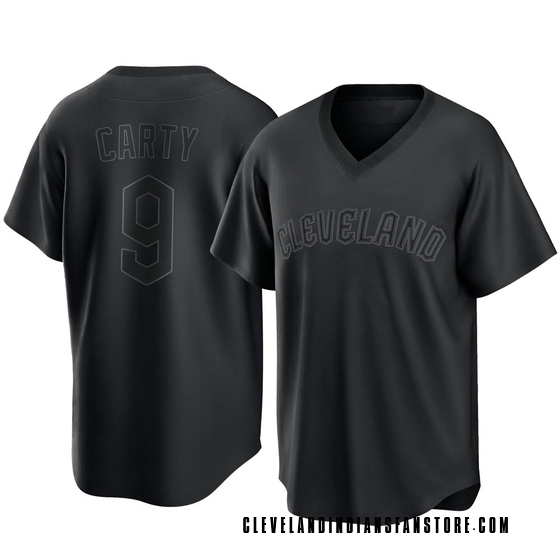 Youth Replica Cleveland Guardians Rico Carty Pitch Fashion Jersey - Black