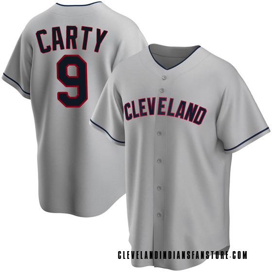 Youth Replica Cleveland Guardians Rico Carty Road Jersey - Gray