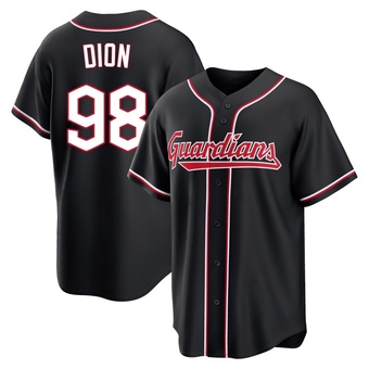 Youth Replica Cleveland Guardians Will Dion Fashion Out Jersey - Black