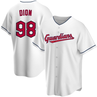 Youth Replica Cleveland Guardians Will Dion Home Jersey - White